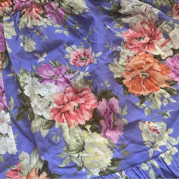 Zimmermann Girls Purple Floral Pattie Skirt with Ruffle Hem size 10 - Picture 11 of 13